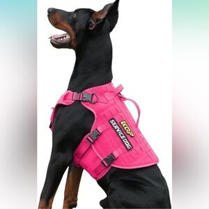 NWT! KCP Tactical Girl Dog Harness Pink Military 10500 Nylon Lightweight Durable